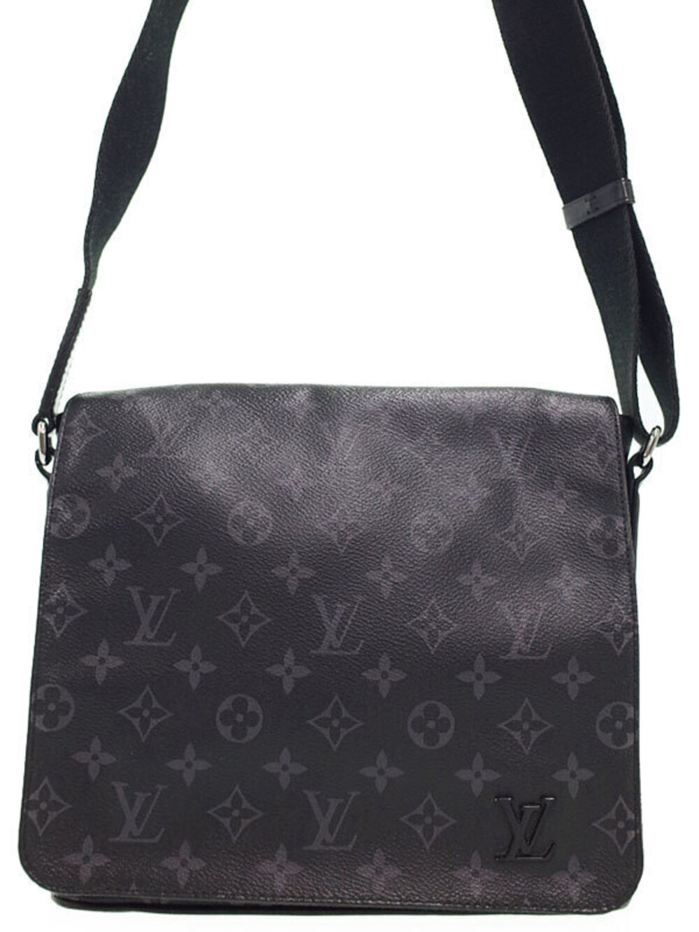 Louis Vuitton Monogram Eclipse Black District NM Shoulder Bag